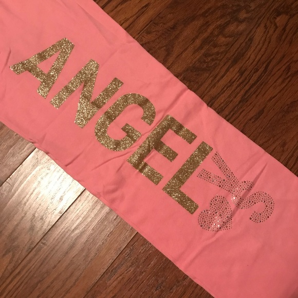 SOLD VS Angel Jogger Sweat Pants Pink Loungewear - Picture 2 of 8